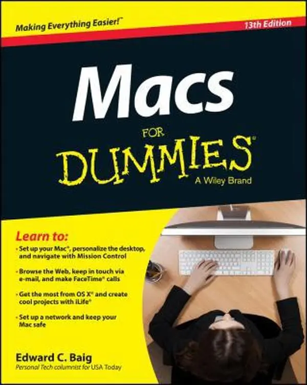 USED Book - Macs For Dummies by Edward C. Baig (Paperback) - english
