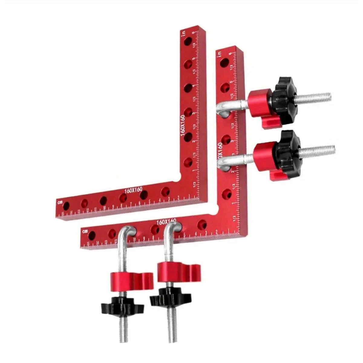 90-Degree L-shaped Auxiliary Fixture, Splicing Board Positioning Panel Fixed Clip, Carpenter's Square Ruler, Woodworking Tool, Right Angle Clamp