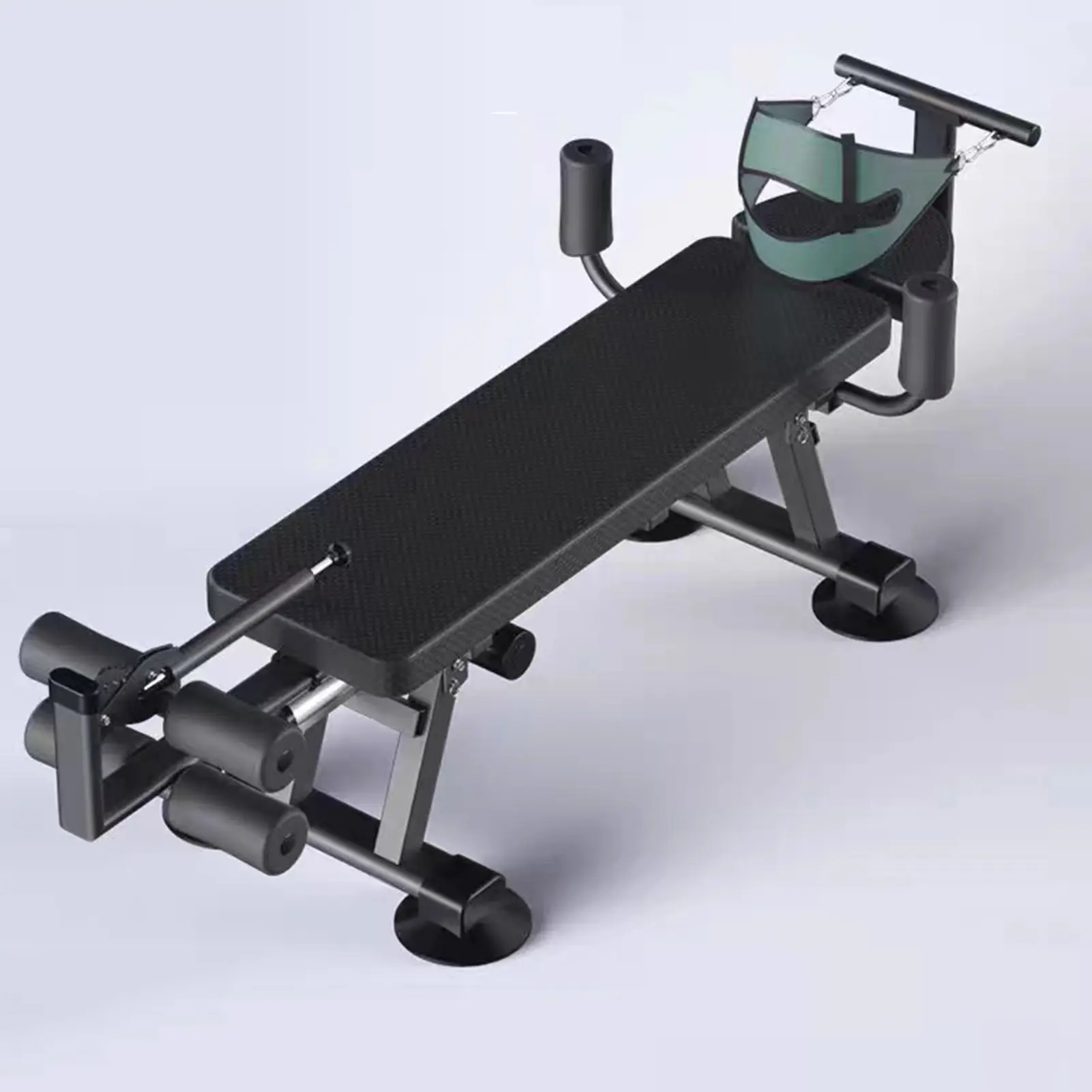 Electric Lumbar Traction Bed, Back Stretcher for Lower Back and Neck Decompression, Portable Inversion Tables Traction Device, Stretch Machine Full Body