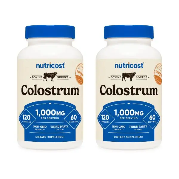 2-Pack Colostrum 500mg Capsules