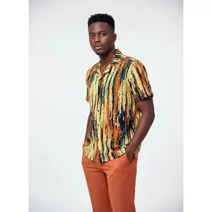 Sahara DripTwo Piece Set - Men’s African-Inspired Outfit (US Men’s Size XXLarge)