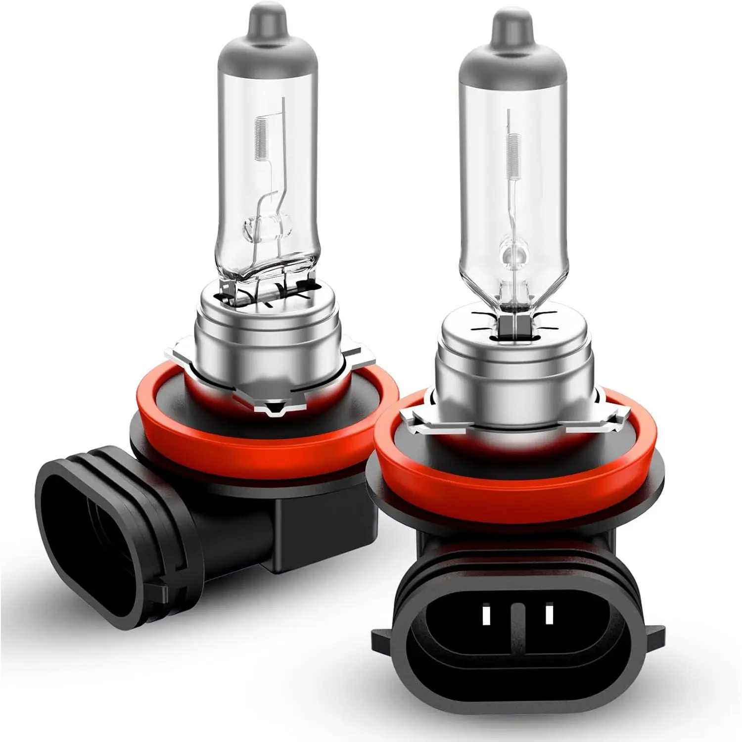 2Pcs 12V 55W H11 Halogen Headlight Bulbs Replacement for Car Truck 3800K Amber Yellow