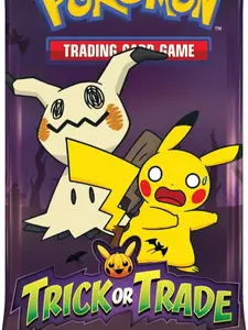 Pokemon Trading Card Game 2023 Trick or Trade Booster Back with Halloween Holographic Cards