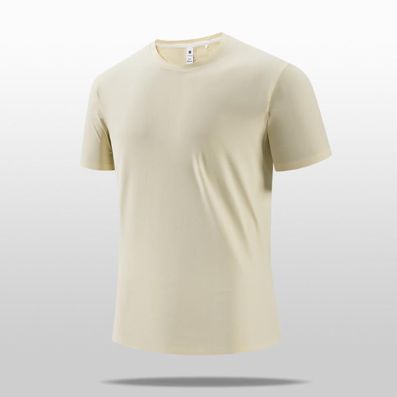 Mens Tshirts - Luxury Crew Neck T Shirts for Men Premium Soft Mens Tshirts Plain Dress Tee Shirts Men Menswear Top Streetwear Midi Beige Crewneck Shortsleeve Tropical soccer jersey barcelona jersey