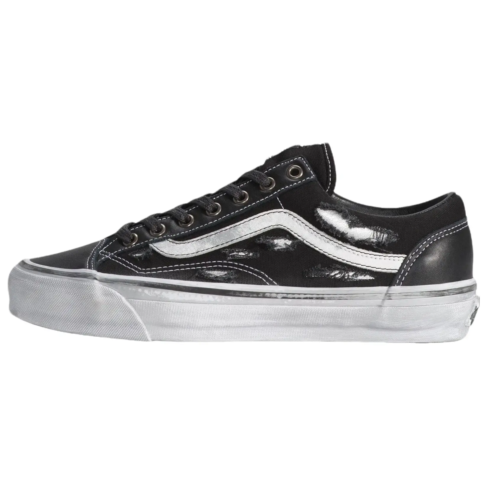Men's Vans Old Skool 36 Vibram Sports Sneakers - Silver Grey