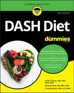 USED-Dash Diet for Dummies by Samaan, Sarah (Paperback)