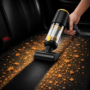 Cordless Strong Suction Car Vacuum,21000pa Powerful Handheld Wireless Floor Cleaner| USB Charging 6000mAh Large Capacity Long endurance, For Cars, Homes, Offices, Pet Hair Cleaning