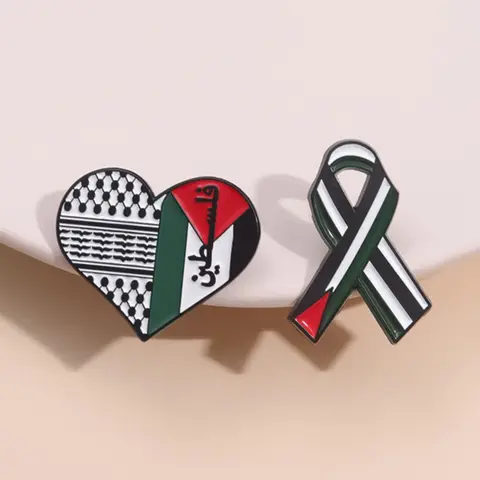 Mother's Day Gift Heart & Ribbon Shaped Brooch, Fashion Alloy Badge for Daily Clothing Decor, Trendy All-match & Exquisite Brooch for Birthday Gift, Durable Metal Pins, Fashion Accessory