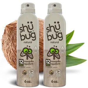 Shubug Natural, Clean Mist, 360 Spray, 6 oz., Insect Repellent (2-Pack)