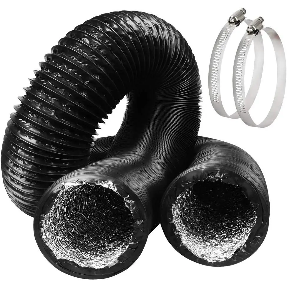 Dryer Vent Hose 4 Inch 10FT Flexible Dryer Ducting Tube Air Duct  Insulated Flex Hose Kit Indoor Outdoor