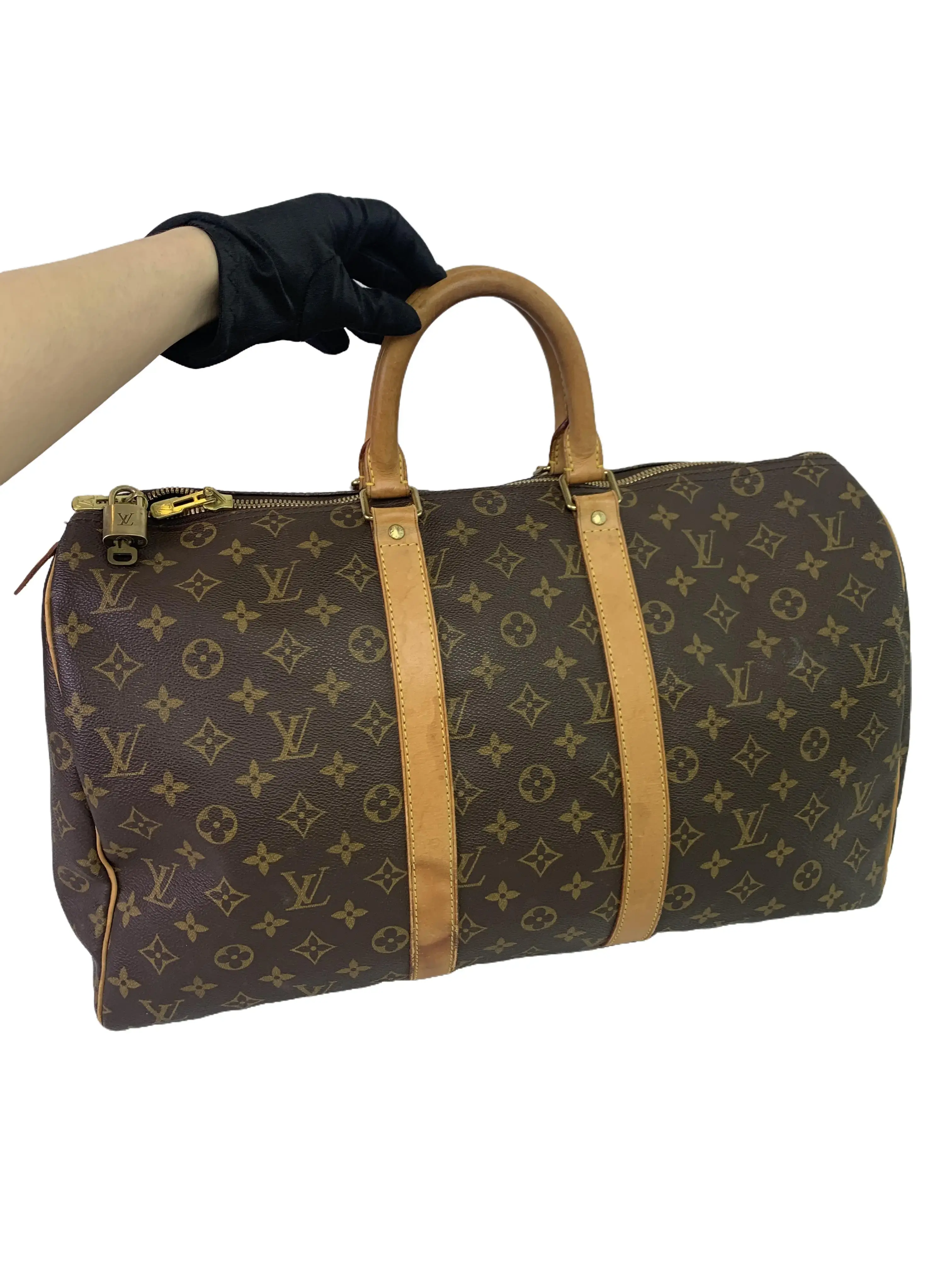 Pre-owned Louis Vuitton Monogram Travel Bag/WJ08204542/4542