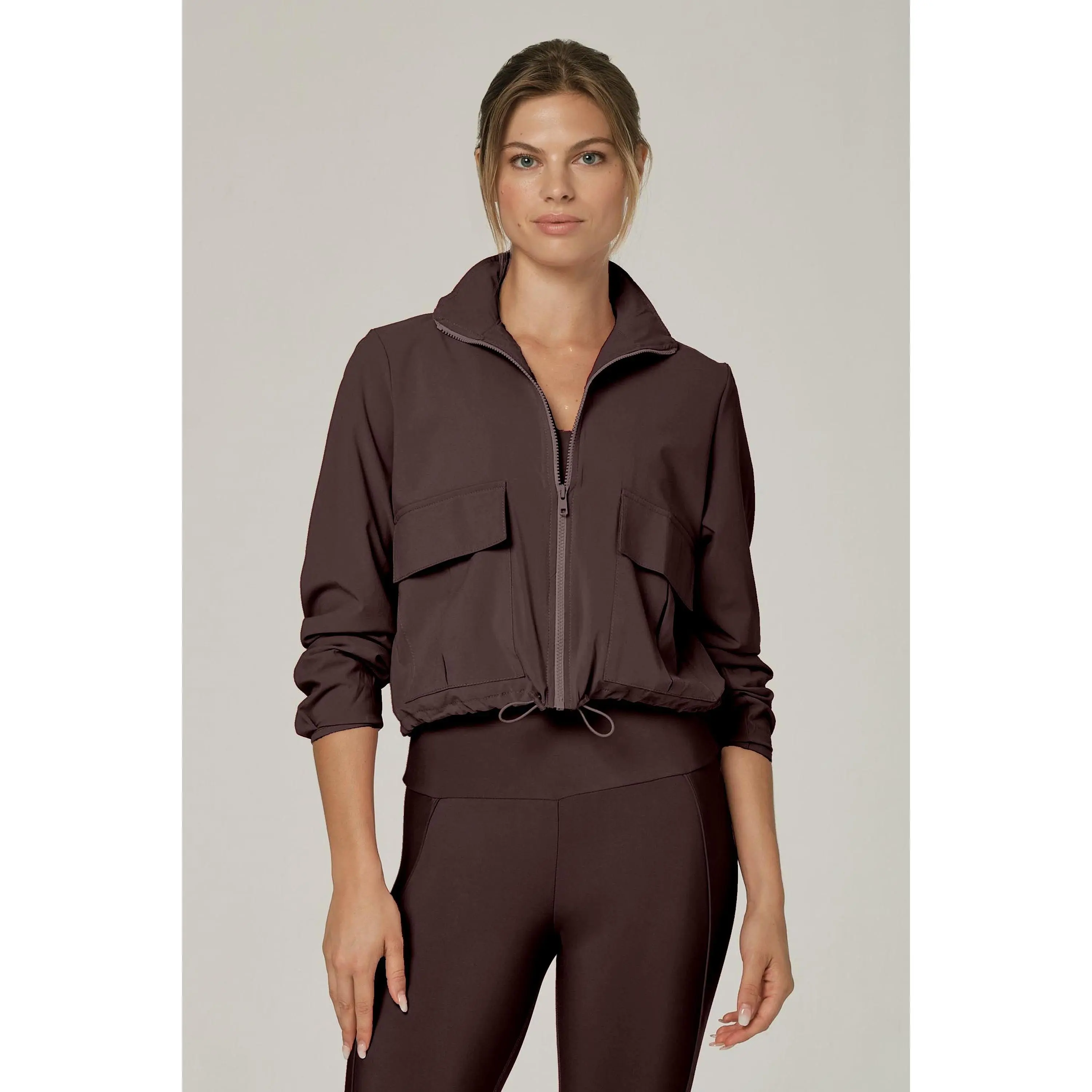 Short Coming Coffee Jacket (FINAL SALE)