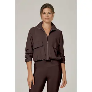 Short Coming Coffee Jacket (FINAL SALE)