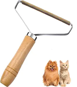 Travel Size Double-Sided Reusable Pet Hair Remover Roller – Portable Lint & Fur Brush for Clothes & Car