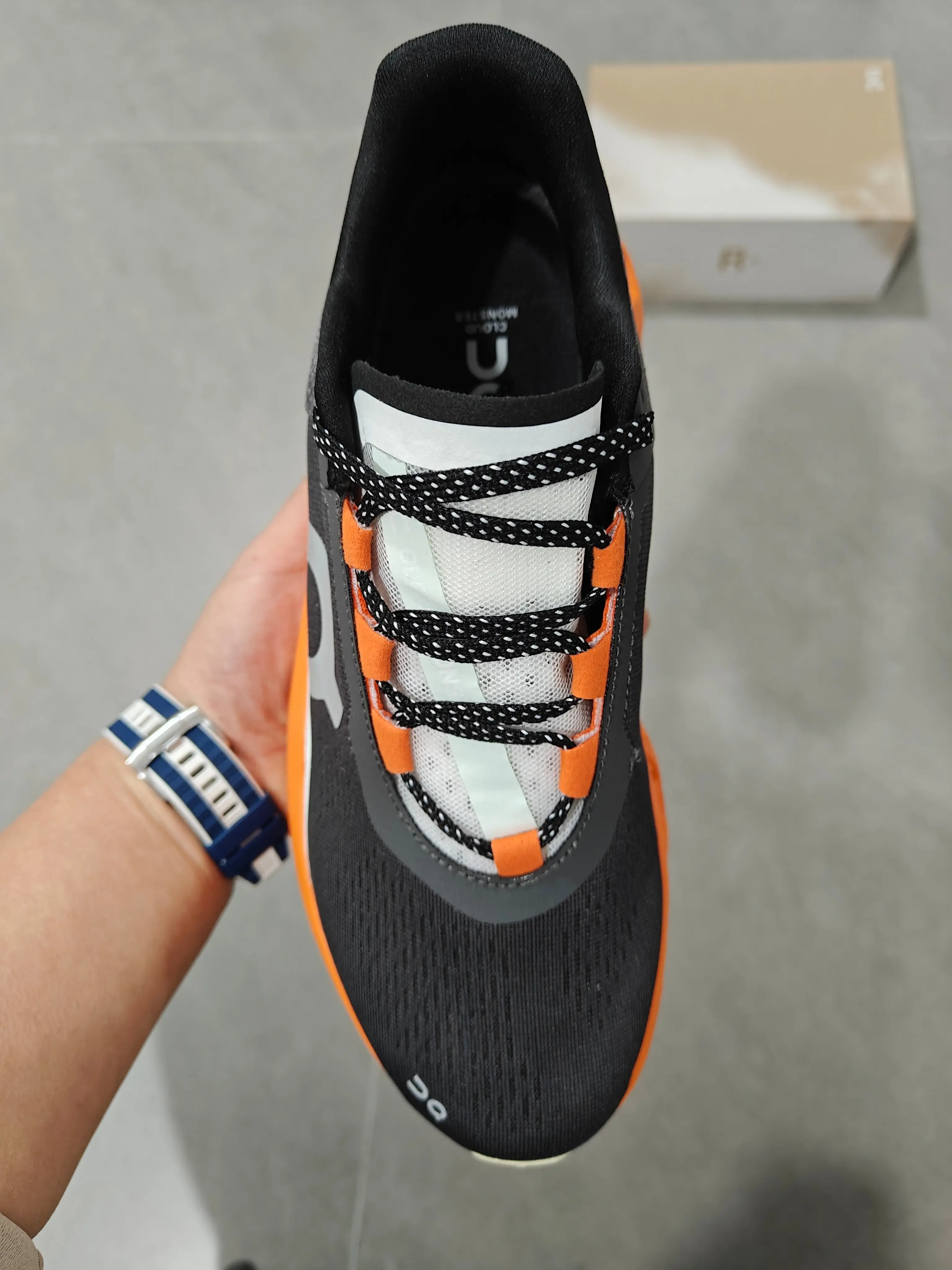 breathable mesh running kicks black orange high resolution thin knit quick lock lace chunk cushion camping loose casual suitable for whole family