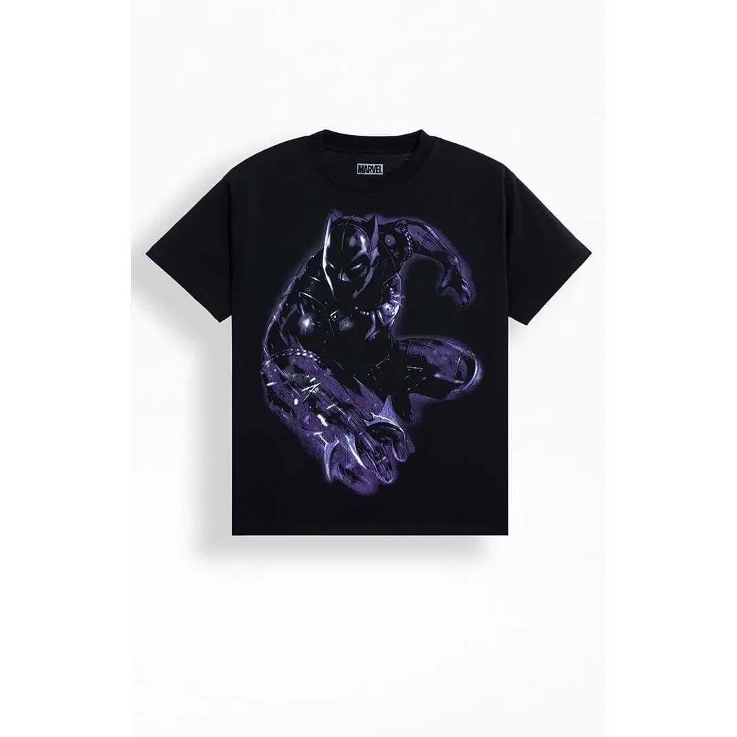 PacSun Men's Marvel Black Panther Battle T-Shirt
