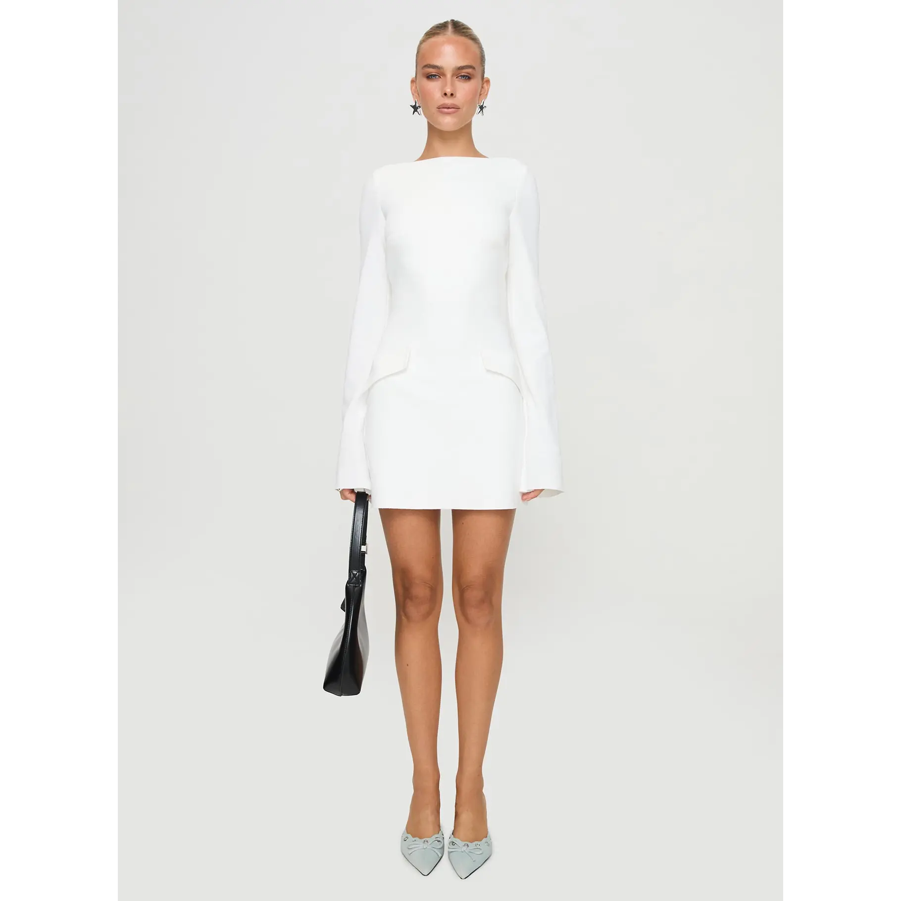 full lace dress long sleeves A-Line Long Sleeves Embroidered Lace V-Neck Long Mother Of The Bride Dress  CDCD233C