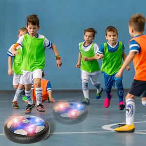 Perfect Birthday Christmas Gift for Kids Boys Girls, Indoor Hover Soccer Ball, 1 PCS LED Light Up Floating Ball, Soft Anti-Collision Air Soccer Toy, Interactive Sports Game, Early Educational Play Ball, Ages 3-12