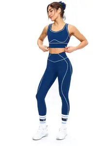 Airbrush Hourglass Legging - Indigo Shadow