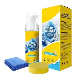 4-in-1 No Rinse, Stain Remover Multi-Enzyme Foam Cleaner, All-Purpose Deep Cleaning Spray for Car Interior, Kitchen Grease, Bathroom Tiles, Sofa Upholstery,Net Vol. 5.07 fl oz(150ml)