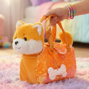 Little Jupiter Pet Plush Set with Bag - Includes Plush Toy, Bag, & Charm