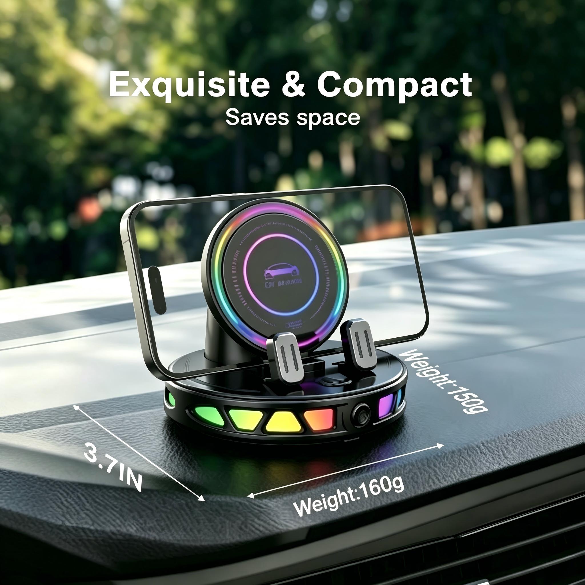 Wireless charging car phone holder