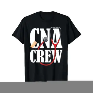 Cotton Short Sleeve CNA Crew CNA Appreciation - CNA Nurse T-Shirt For Men Women