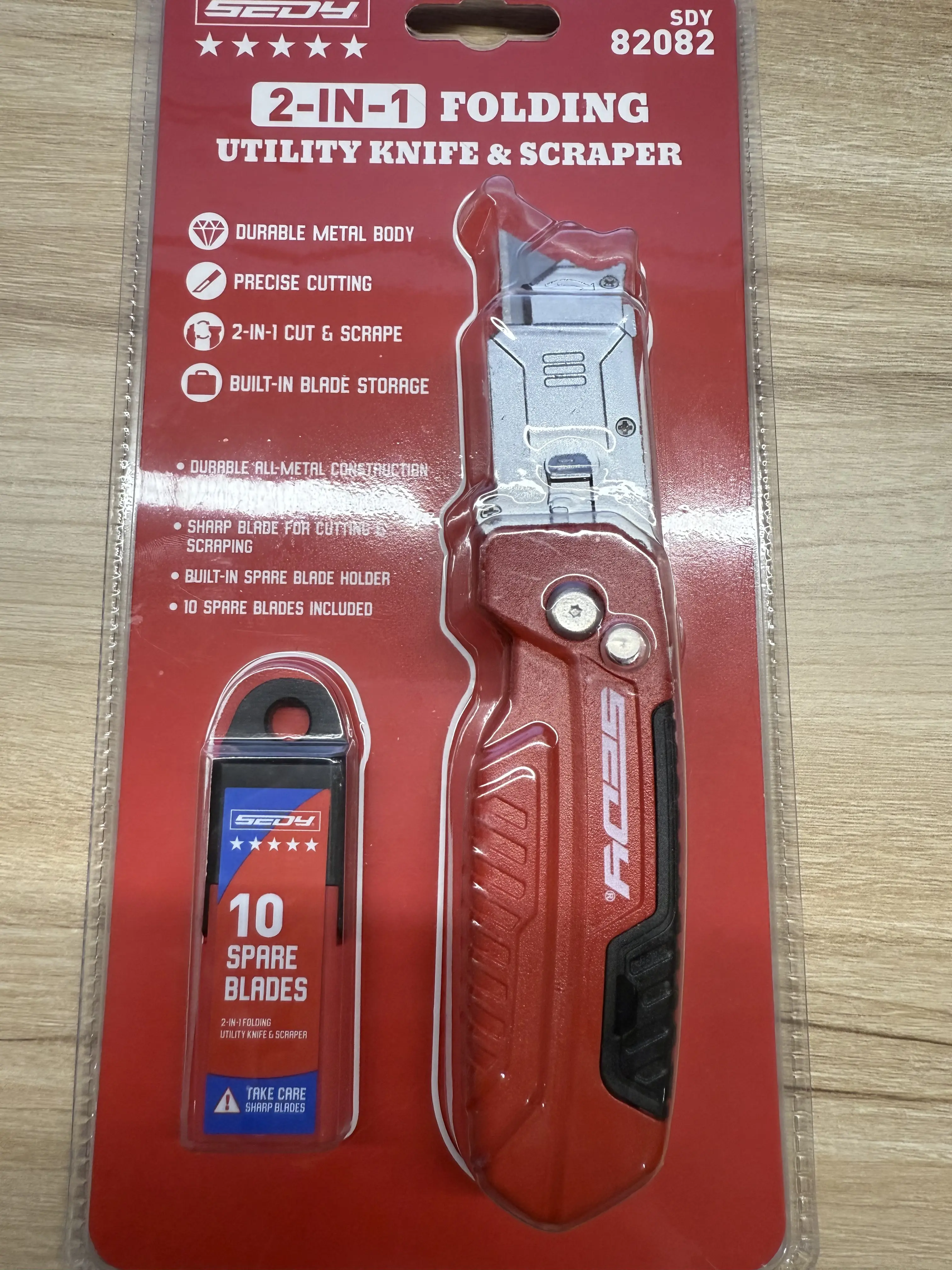 2 in 1 folding utility knife& scraper（Not For Sale）