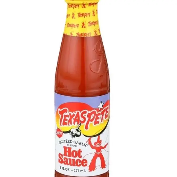 Texas Pete Sauce Hot Garlic, 6oz Spice