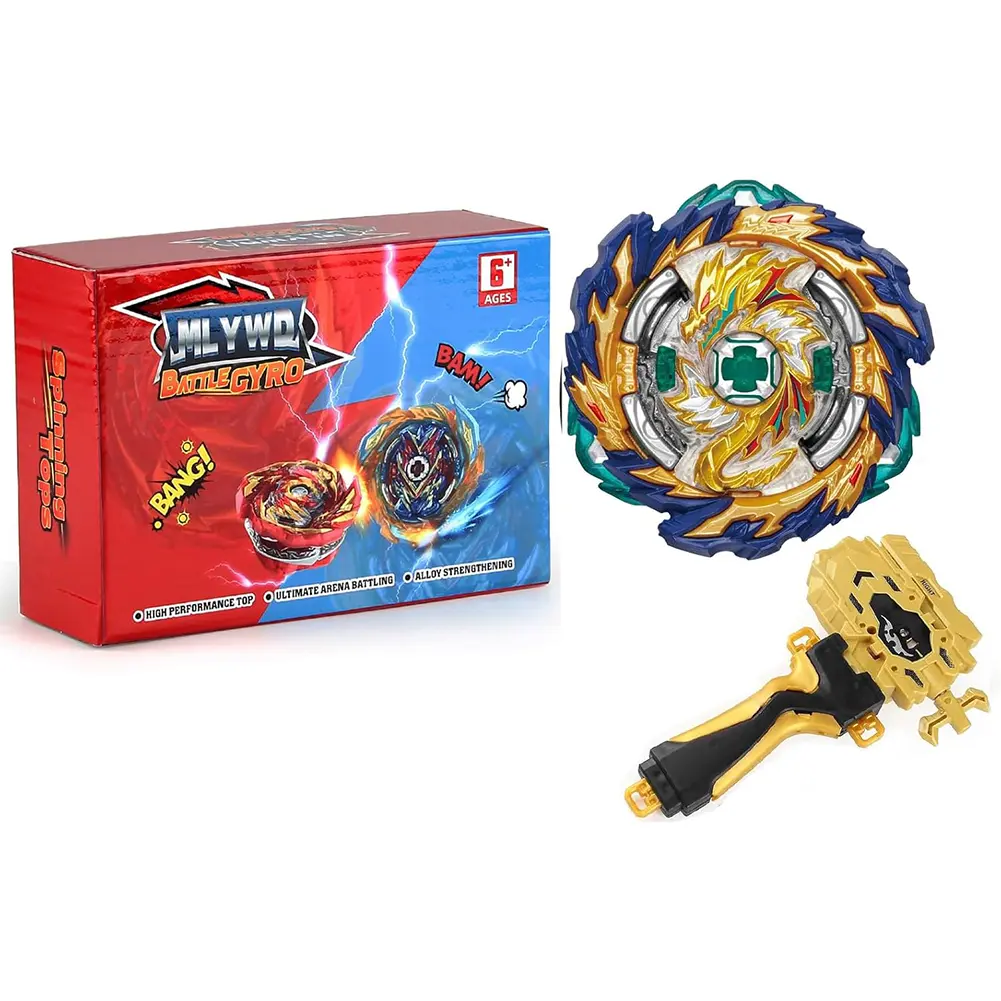 Beyblade Burst Battling Spinning Top Toys Set, PVC-Free, with Launcher & Arena Ultimate Battle Pack, Unisex Gifts for 6-8 Years Old Kids
