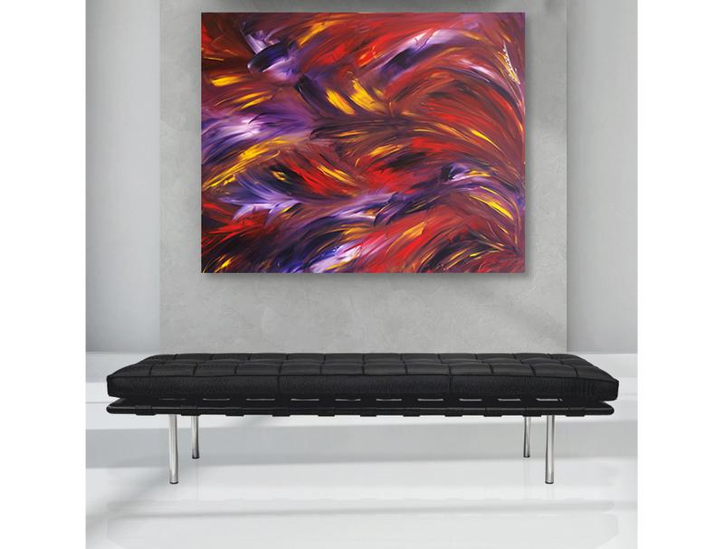 Thriving Original Large Art Piece Abstract Expressionism