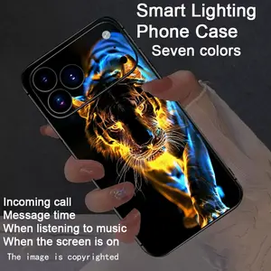 Colorful intelligent voice controlled, luminous, Lights Smartphone phone case compatible for iphone17Air/17Pro/17promax/16promax/15promax/14promax/13promax/12promax/11promax/XSmax/XR - Luminous Technology
