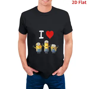 I Love Minionns Funny Graphic Tshirt, Vintage Cute Unisex Cotton T-shirt, Movie Meme Shirt, Top Menswear Streetwear Crewneck