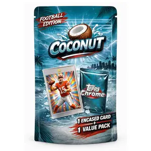 Coconut Bag - Topps Chrome ONLY - (1) Encased Card & (1) Blaster Pack