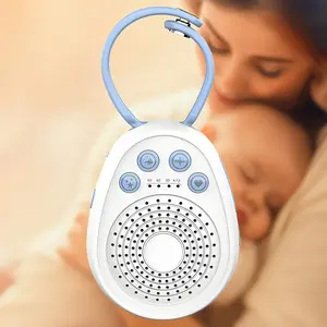 Premium Sleep Sound Machine Portable Mini for Office Home Travel - 1000mAh USB Rechargeable, 20 Soothing Natural Sounds, Timer and Memory Function, Noise Reduction