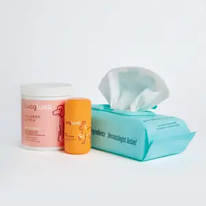 WAGWELL Itchy Pup Bundle (Dog Allergy & Itch Chews + Cleansing Wipes)
