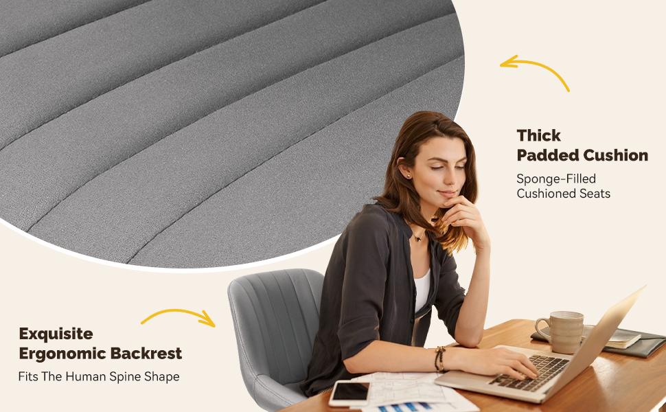 Bar Stools Set of 2, Adjustable Modern Swivel Bar Stools with Backs, Counter Height Performance Fabric Island Chairs for Home Kitchen