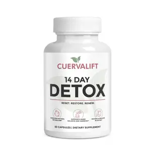 Cuervalift 14 Day Detox Cleanse – Natural Metabolism & Bloating Support (60 Capsules)