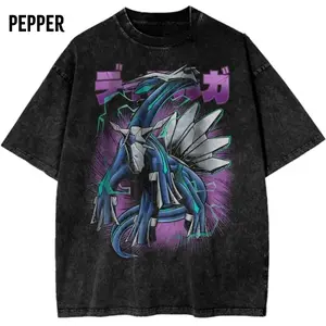 Unisex Blue Cyber Dragon Graphic T-Shirt, Anime Shirt, Vintage T-Shirt - Vintage Graphic Tee – Menswear & Womenswear – Streetwear Tops – Casual Cotton Crewneck Shortsleeve T-shirt
