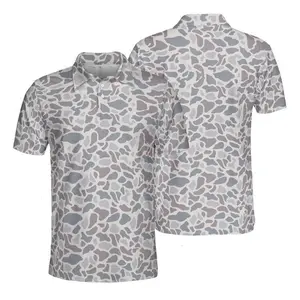 Classic Camo Men's Polo Shirt – Trendy Camo Design, Available in S-5XL, Perfect Gift for Him or Dad