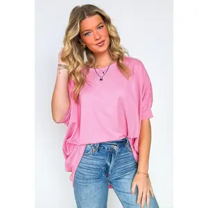 Easy Does It Flowy Knit Tunic Top
