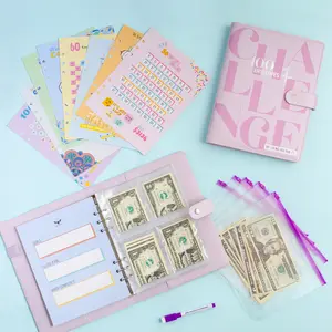 WHEN PIGS FLY | 100 Envelopes Money Saving Binder A5+Purple