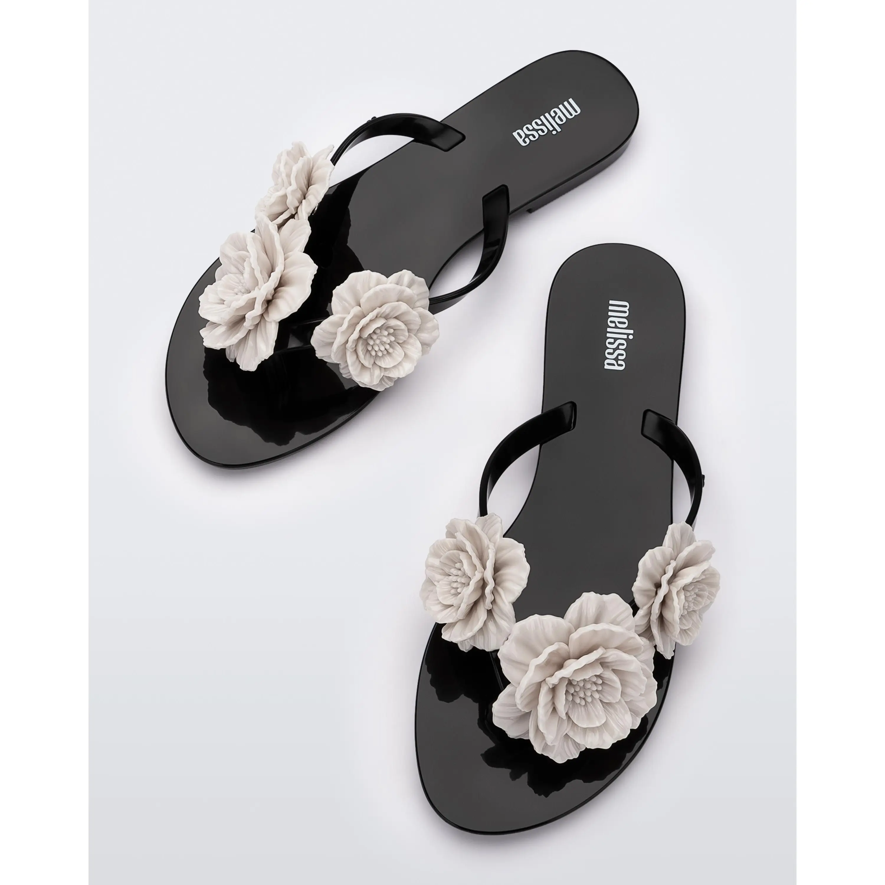 Melissa Harmonic Springtime Women's Floral Jelly Flip Flops