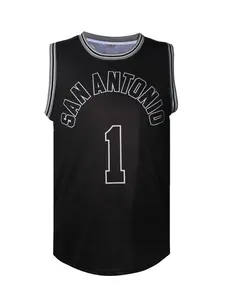 Victor Wembanyama 1 San Antonio Basketball Jersey, Quick-Dry Casual Tank Top, Breathable Loose-Fit, Ideal for Sports & Daily Wear, Stylish Jersey