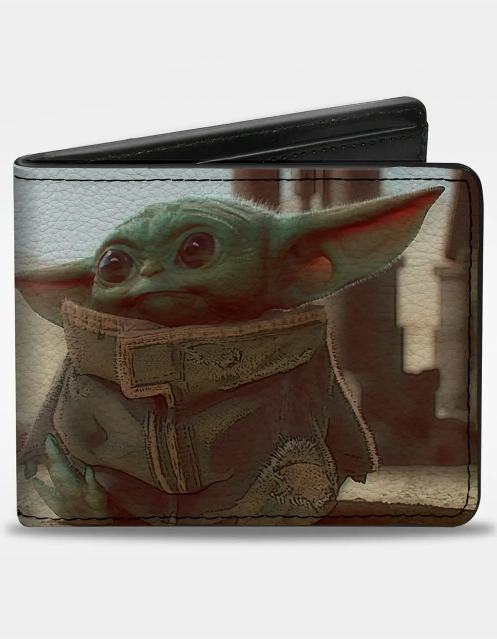 BUCKLE-DOWN  Mens Star Wars The Child Bifold Wallet, Multi-Colored