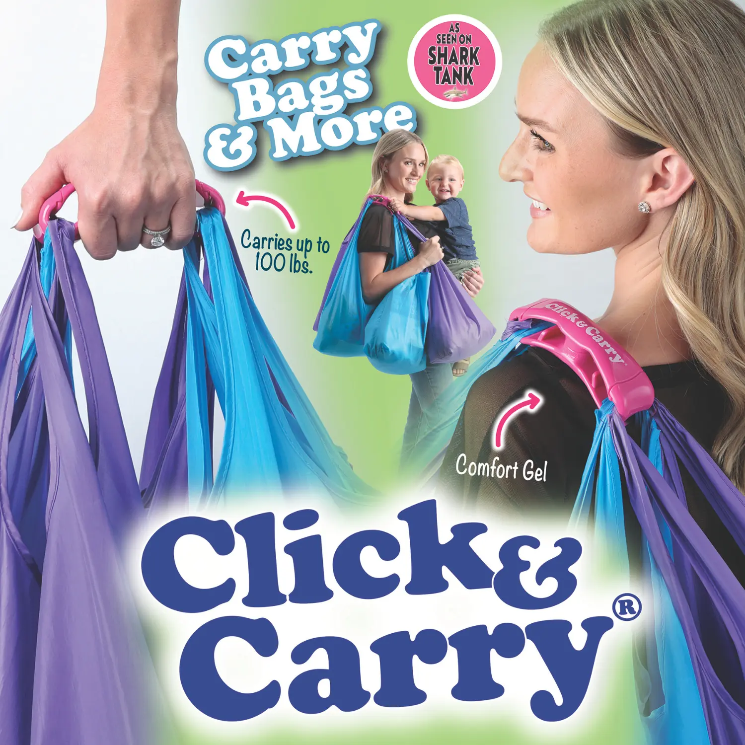 Portable Grocery Bag Carrier Ergonomic Handle Heavy Duty Shopping Bag Holder Comfortable Grip for Plastic Bags Labor Saving Home Organization Utility Gadget Kitchen Accessories Avoid Hand Pain