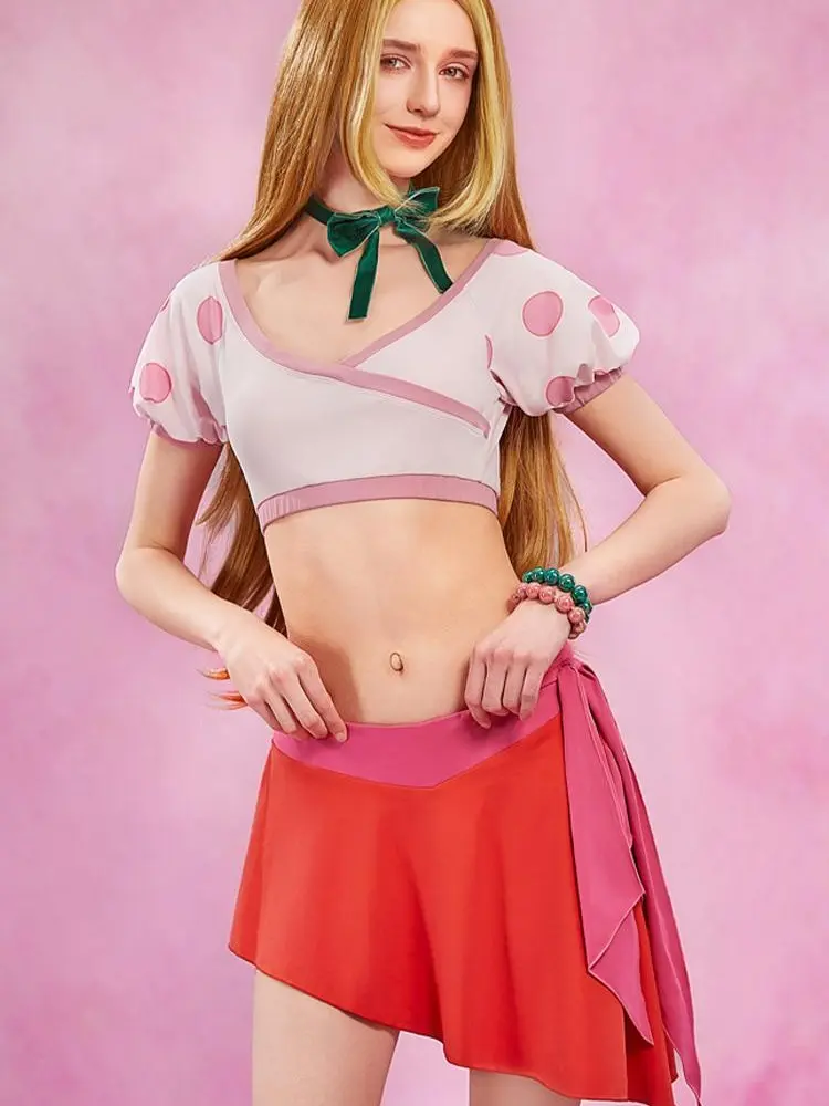 Official Licensed Winx Club Flora Casual Outfits Cosplay Costume