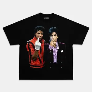 Vintage Legend Michael Jackson & Prince T-Shirt, King of Pop T-Shirt, Gift for Fans