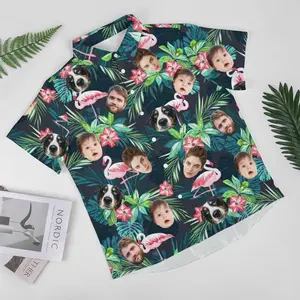 Face Hawaiian Shirt, Shorts & Bucket Hat Set: Bachelor Party Outfit