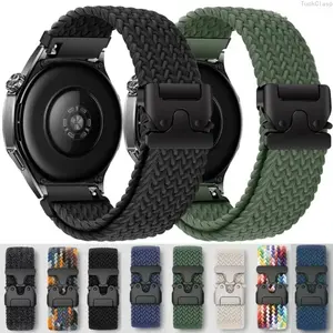 2026 New Braided Nylon Watch Band for Huawei Watch GT6/GT5/GT4/GT3 Pro 46mm, Parachute Buckle Strap, Lightweight Durable Replacement Band for Outdoor Activities & Everyday Spring Style